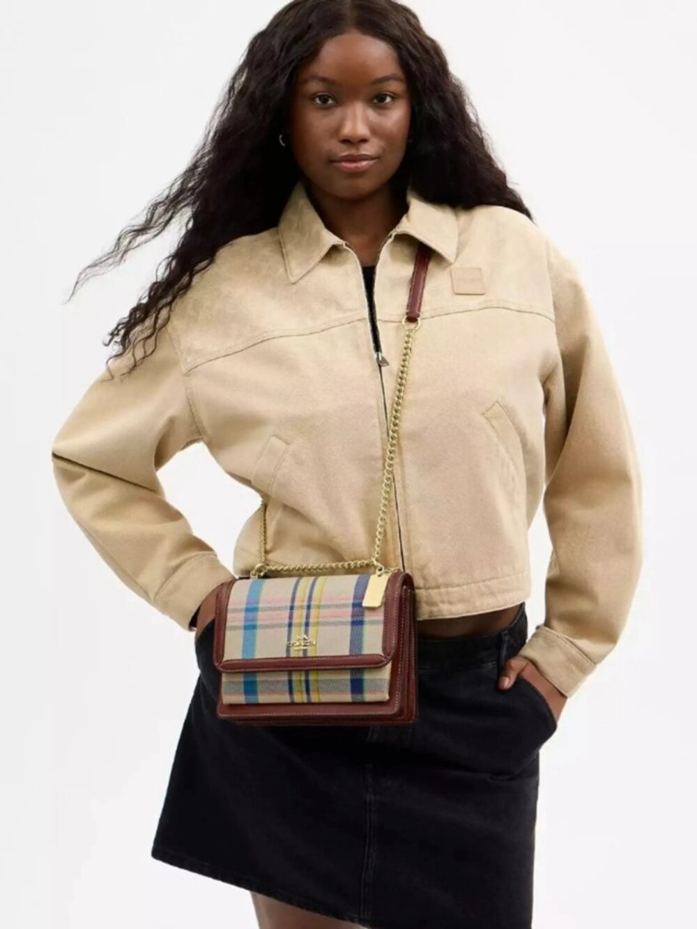 Coach Klare Crossbody Bag With Plaid 𝐒𝐨𝐥𝐝 𝐎𝐮𝐭 𝐀𝐜𝐫𝐨𝐬𝐬 𝐂𝐨𝐚𝐜𝐡!